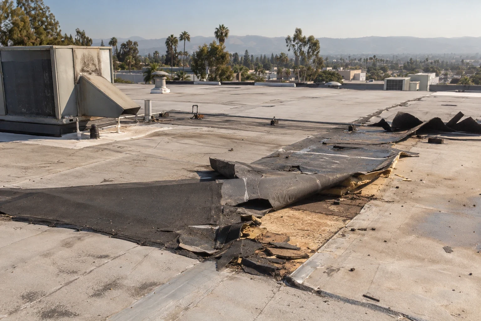 Roof damage repair in Concord, CA Roof damage repair in Concord, CA